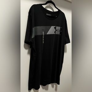 Under Armour 4XLT Short Sleeve Shirt Graphic Tee, Black/White New with Tags